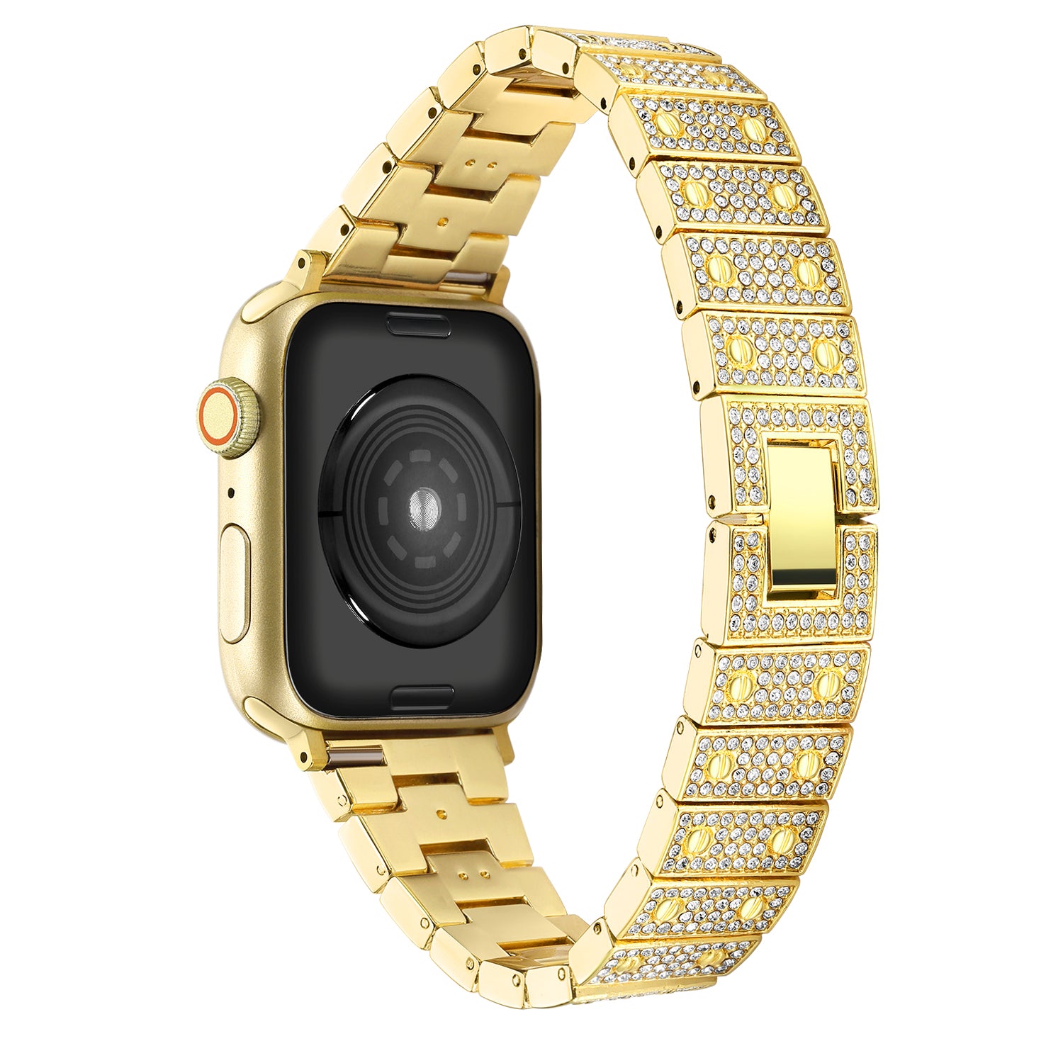 Rhinestone Decor Alloy Watch Band Wrist Bracelet for Apple Watch Series 9 8 7 41mm 6 SE (2023) SE (2022) SE 5 4 40mm 3 2 1 38mm Rhinestone Decor Alloy Watch Band Wrist Bracelet for Apple Watch Series 9 8 7 41mm 6 SE (2023) SE (2022) SE 5 4 40mm 3 2 1 38mm